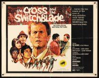 9s432 CROSS & THE SWITCHBLADE 1/2sh '70 artwork of Pat Boone, young Erik Estrada!