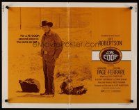 9s554 J.W. COOP 1/2sh '72 great full-length image of rodeo cowboy Cliff Robertson!