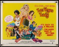 9s570 LAS VEGAS LADY 1/2sh '75 sexy art of gambling gangster gals, it's easy to steal a million!