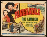 9s671 PANHANDLE 1/2sh '48 Texas cowboy Rod Cameron & pretty Cathy Downs!