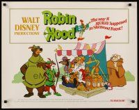 9s722 ROBIN HOOD 1/2sh '73 Walt Disney's cartoon version, the way it REALLY happened!