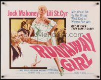 9s725 RUNAWAY GIRL 1/2sh '65 men could tell by her kisses what kind of woman Lili St. Cyr was!