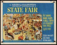 9s751 STATE FAIR 1/2sh '62 Pat Boone, Ann-Margret, Rodgers & Hammerstein musical!