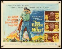 9s767 THIS EARTH IS MINE 1/2sh '59 Rock Hudson, Jean Simmons, Dorothy McGuire, Claude Rains!