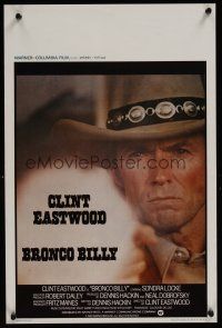 9t575 BRONCO BILLY Belgian '80 close-up of director & star Clint Eastwood!