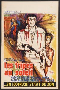 9t577 CHECKERBOARD Belgian '59 Les Tripes au soleil, racism & interracial romance!