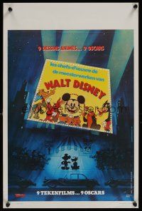 9t639 LES CHEFS D'OEUVRE DE WALT DISNEY Belgian '70s Mickey Mouse!