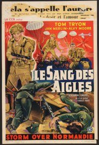 9t709 SCREAMING EAGLES Belgian '56 the blazing untold story of the 101st Airborne's Hell Raiders!