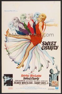 9t742 SWEET CHARITY Belgian '69 Bob Fosse musical starring Shirley MacLaine, it's all about love!