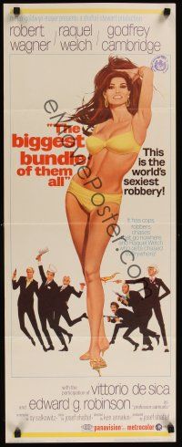 9t039 BIGGEST BUNDLE OF THEM ALL insert '68 full-length art of sexiest Raquel Welch by McGinnis!