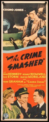 9t087 CRIME SMASHER insert '43 Frank Graham as detective Cosmo Jones, Mantan Moreland!