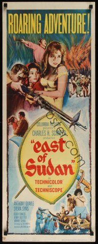 9t121 EAST OF SUDAN insert '64 Anthony Quayle, Sylvia Syms, first Jenny Agutter!