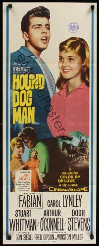 9t204 HOUND-DOG MAN insert '59 Fabian starring in his first movie with pretty Carol Lynley!