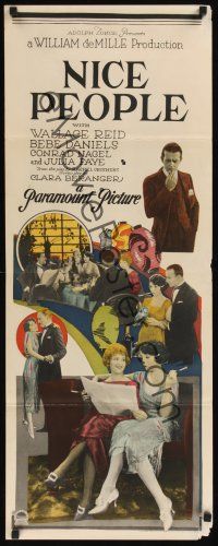 9t313 NICE PEOPLE insert '22 Bebe Daniels gets stranded at a farm & Wallace Reid helps her!