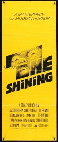 9t378 SHINING insert '80 Stephen King & Stanley Kubrick horror masterpiece, crazy Jack Nicholson!