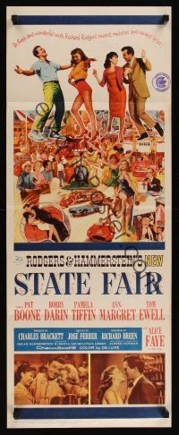 9t395 STATE FAIR insert '62 Alice Faye, Pat Boone, Rodgers & Hammerstein musical!