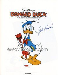 9w004 DONALD DUCK: 50 YEARS OF HAPPY FRUSTRATION signed limited edition book '84 by Jack Hannah!