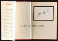 9w016 JOHN HUSTON signed hardcover book '65 John Huston: King Rebel by William F. Nolan!