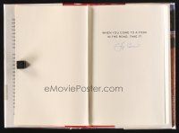9w024 YOGI BERRA signed hardcover book '01 When You Come to a Fork in the Road, Take It!