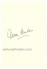 9w228 VERA MILES signed 6x9 paper '80s you can frame it with a photograph!