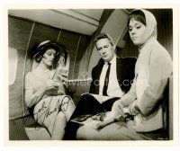 9w093 ANGELA LANSBURY signed 8x10 still '63 with Fonda & Finch from In the Cool of the Day!