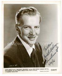 9w106 BRUCE BENNETT signed 8x10 still '53 head & shoulders portrait from Dragonfly Squadron!