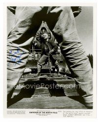 9w117 ERNEST BORGNINE signed 8x10 still '73 fighting Lee Marvin from Emperor of the North!