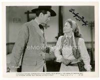 9w118 EVELYN FINLEY signed 8x10.25 still '48 as stuntwoman from The Sheriff of Medicine Row!
