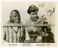 9w131 JAMES BEST signed 8x10 still '59 standing with binoculars from The Killer Shrews!