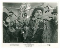 9w155 KIRK DOUGLAS signed 8x10 still '71 in saloon raising a glass of whiskey from A Gunfight!