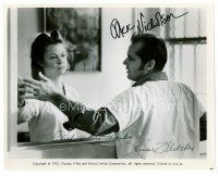 9w179 ONE FLEW OVER THE CUCKOO'S NEST signed 8x10 still '75 by BOTH Louise Fletcher & Jack Nicholson