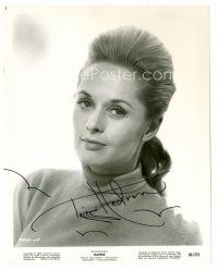 9w190 TIPPI HEDREN signed 8x10 still '64 head & shoulders portrait from Alfred Hitchcock's Marnie!