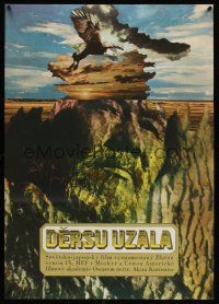9x214 DERSU UZALA Czech 23x33 '76 Akira Kurosawa, very strange artwork by Ziegler!