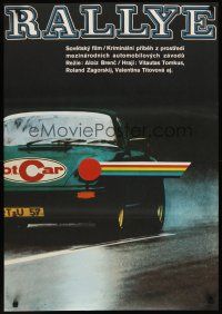 9x246 RALLY Czech 23x33 '80 Alois Brench, cool Porsche racing car artwork by Vaca!