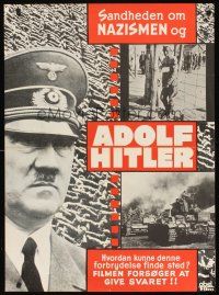 9x492 ADOLF HITLER Danish '60s documentary of WWII Nazi atrocities!