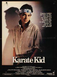 9x560 KARATE KID Danish '84 Pat Morita, Ralph Macchio, teen martial arts classic!