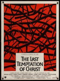 9x566 LAST TEMPTATION OF CHRIST Danish '88 directed by Martin Scorsese, Willem Dafoe as Jesus!