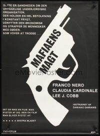9x571 MAFIA Danish '69 Lee J. Cobb & Claudia Cardinale, different art of pistol!