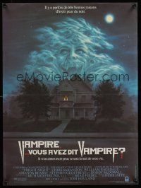 9x729 FRIGHT NIGHT French 15x21 '85 Roddy McDowall, great horror art of evil spirits!