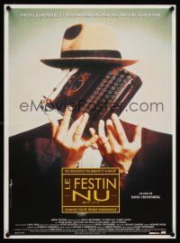 9x758 NAKED LUNCH French 15x21 '91 Cronenberg, Peter Weller, William S. Burroughs, wild image!