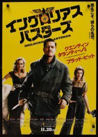 9x337 INGLOURIOUS BASTERDS advance Japanese '09 Quentin Tarantino, Nazi-killer Brad Pitt!