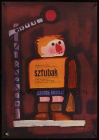 9x116 PRVAK Polish 23x33 '59 Vladislav Pavlovic, colorful Jerzy Flisak art of kid!