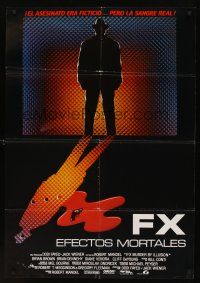 9x170 F/X Spanish '86 Bryan Brown, Brian Dennehy, is it murder or is it special effects!