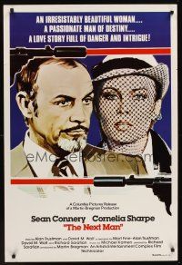 9y034 NEXT MAN Aust 1sh '76 Sean Connery, sexy Cornelia Sharpe, love is the ultimate weapon!