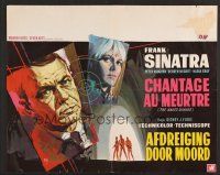 9y712 NAKED RUNNER Belgian '67 different art of Frank Sinatra & Nadia Gray by Ray Elseviers!