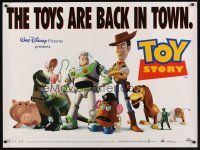 9y238 TOY STORY DS British quad '96 Disney & Pixar cartoon, great image of Buzz, Woody & cast!