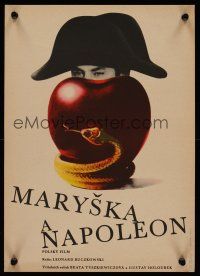 9y404 MARIA & NAPOLEON Czech 11x16 '67 Leonard Buczkowski's Marysia i Napoleon, Bidlo art!