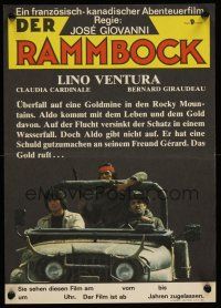 9y102 RUFFIAN East German 12x19 '85 action hero Lino Ventura, Bernard Giraudeau, Claudia Cardinale!
