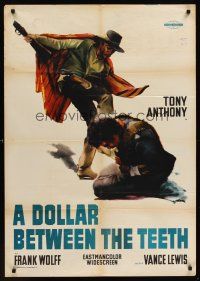 9y150 STRANGER IN TOWN Italian/Eng 1sh '68 Luigi Vanzi's Un dollaro tra i denti, Tony Anthony!