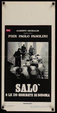 9y171 120 DAYS OF SODOM Italian locandina '76 Pasolini's Salo o le 120 Giornate di Sodoma!